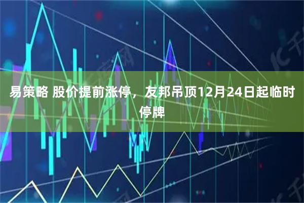 易策略 股价提前涨停，友邦吊顶12月24日起临时停牌